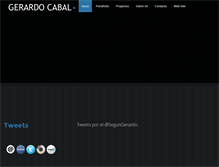 Tablet Screenshot of gerardocabal.com